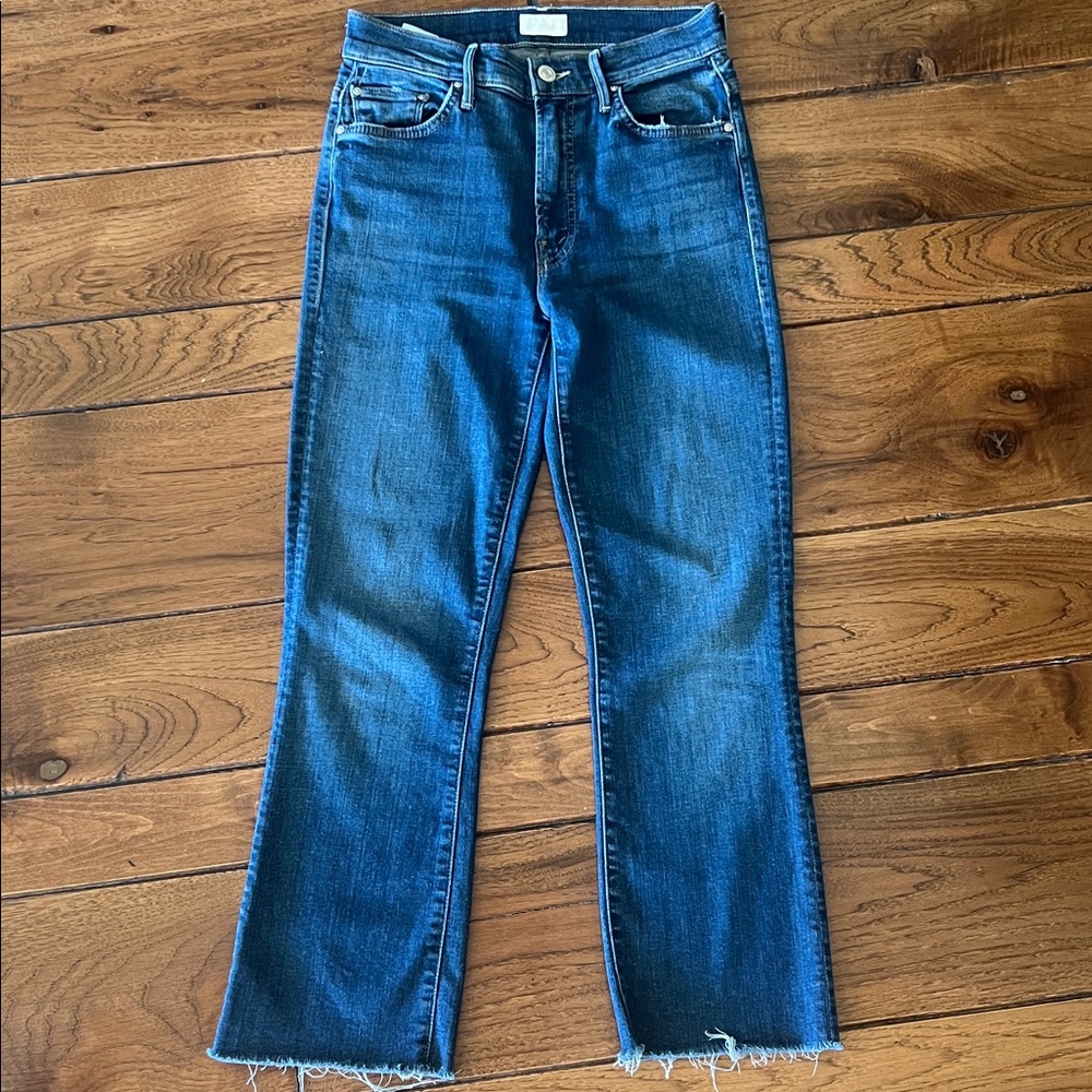 MOTHER Insider Crop Step Fray